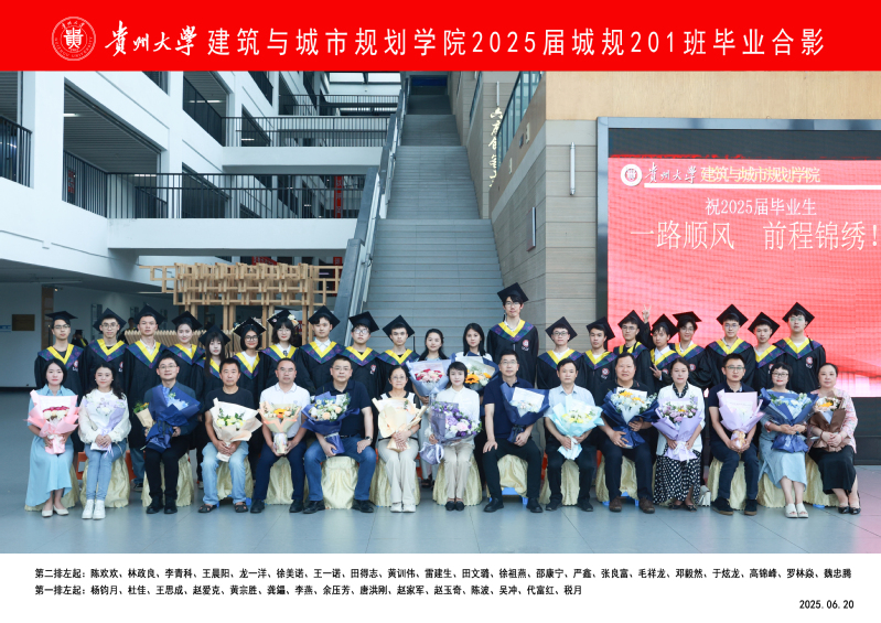 2025届城规201班毕业照